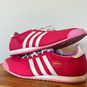 adidas Dragon Women's Pink & White Retro Sneaker
